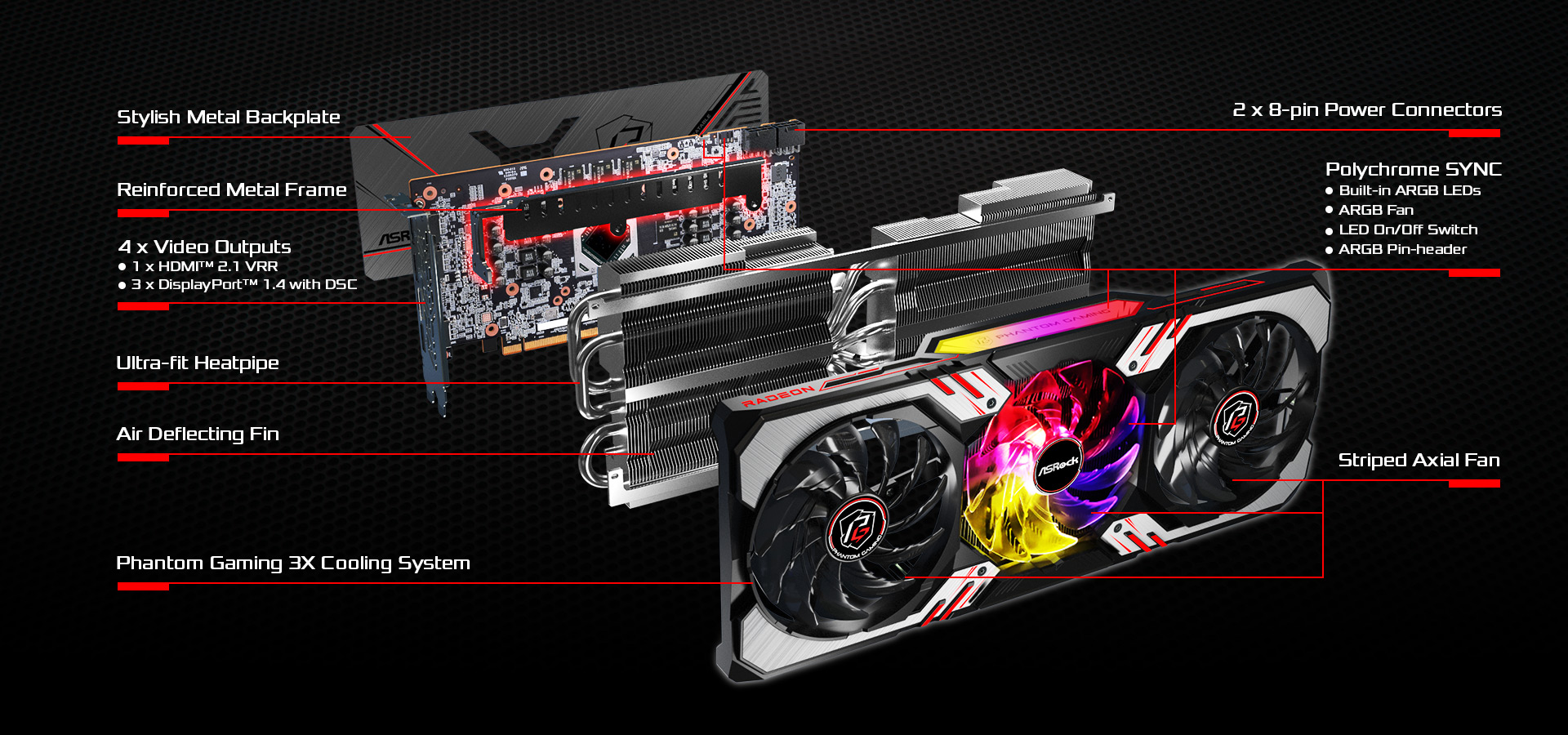 ASRock > AMD Radeon RX 6700 XT Phantom Gaming D 12GB OC